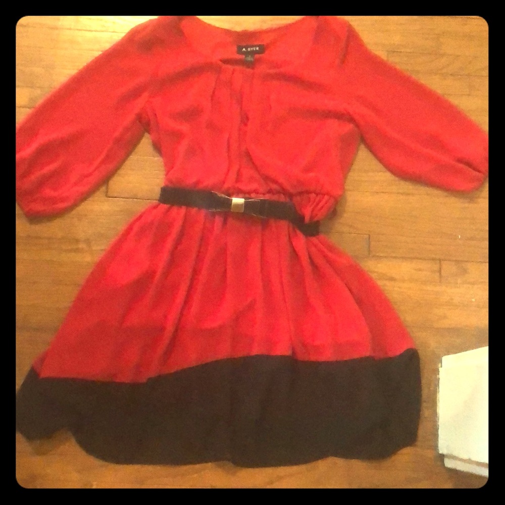 Red Black Dress